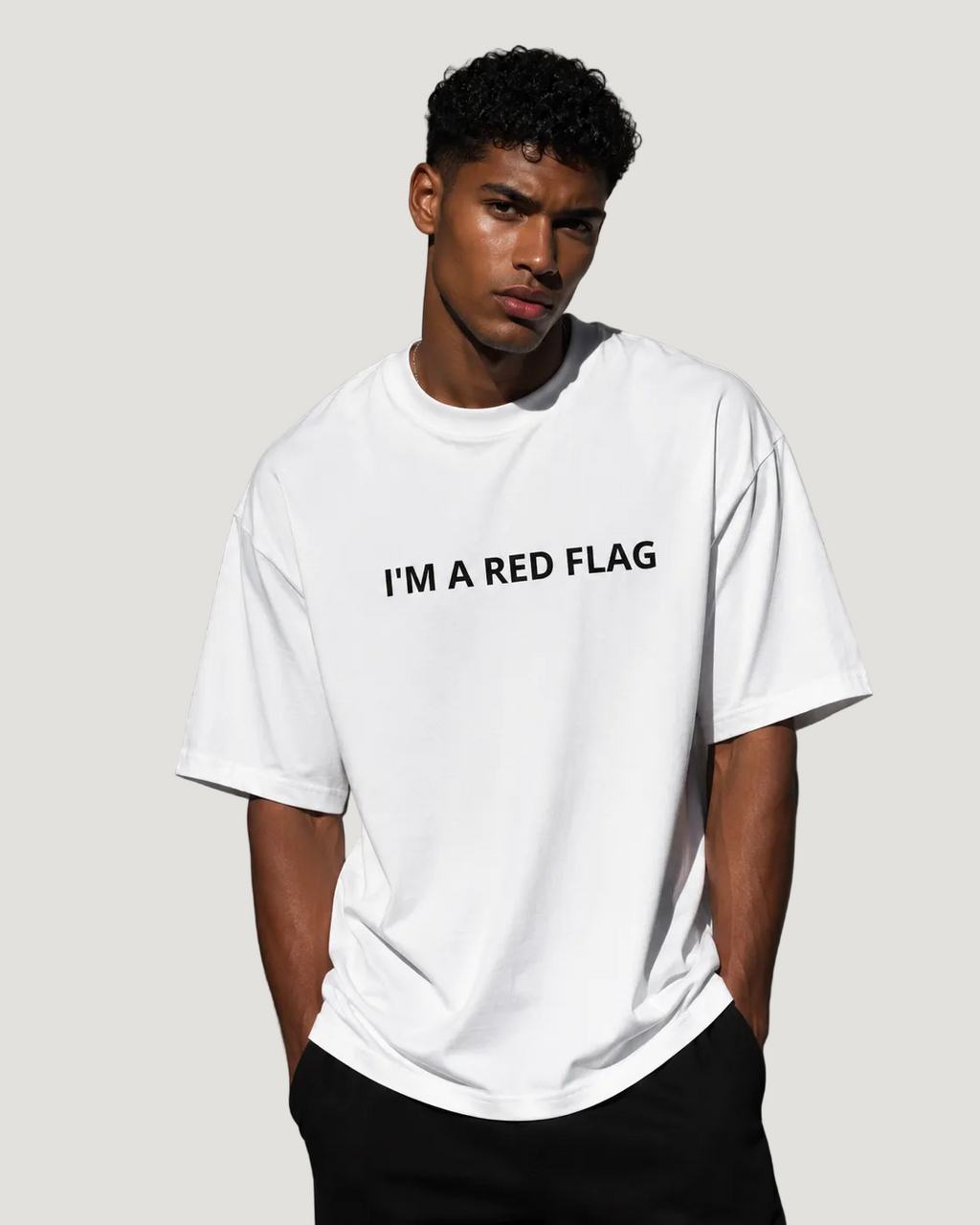 I'm a red flag - Oversized Tee