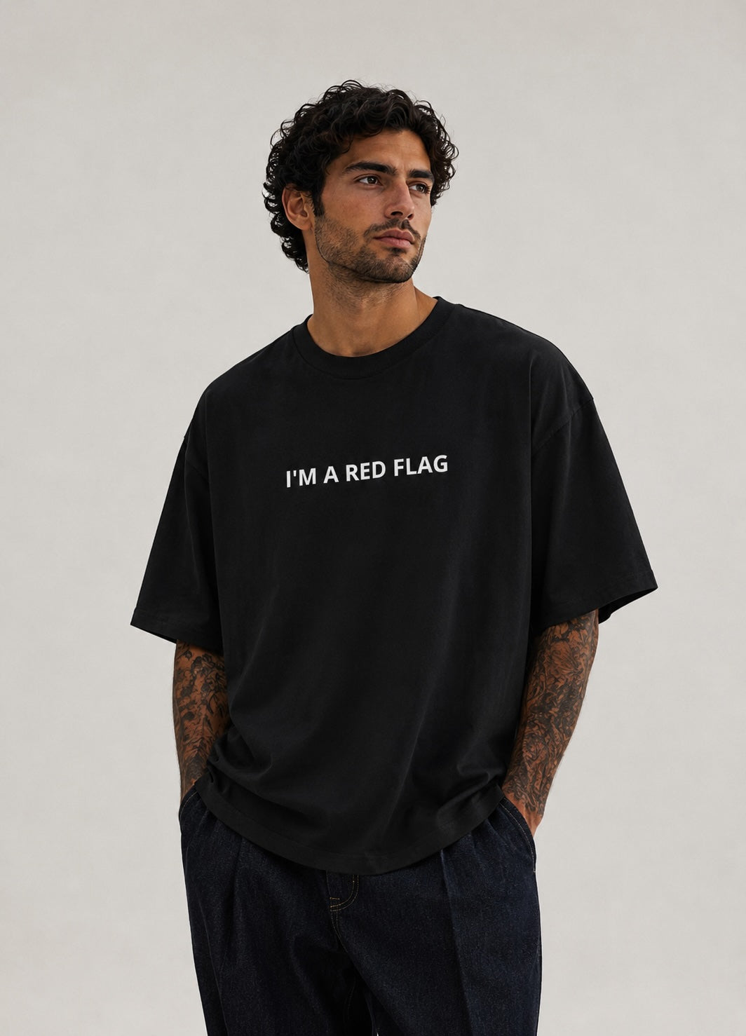 I'm a red flag - Oversized Tee