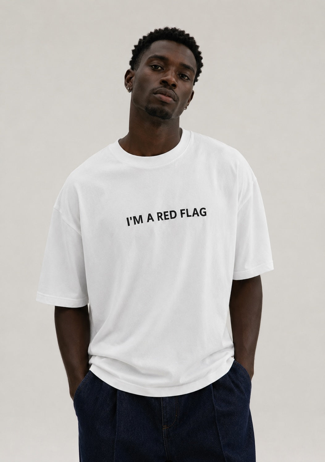 I'm a red flag - Oversized Tee