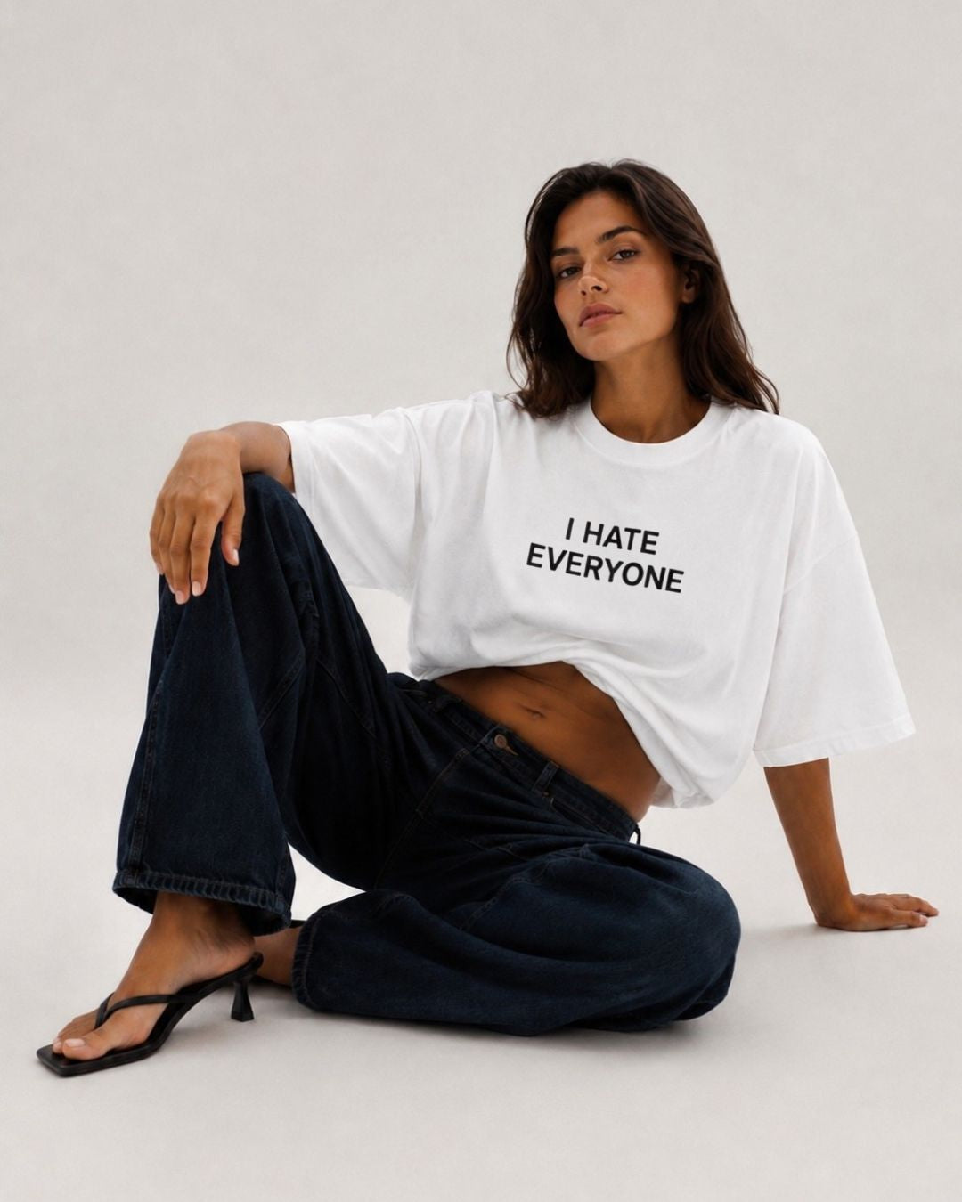 I hate everyone - Oversized Tee