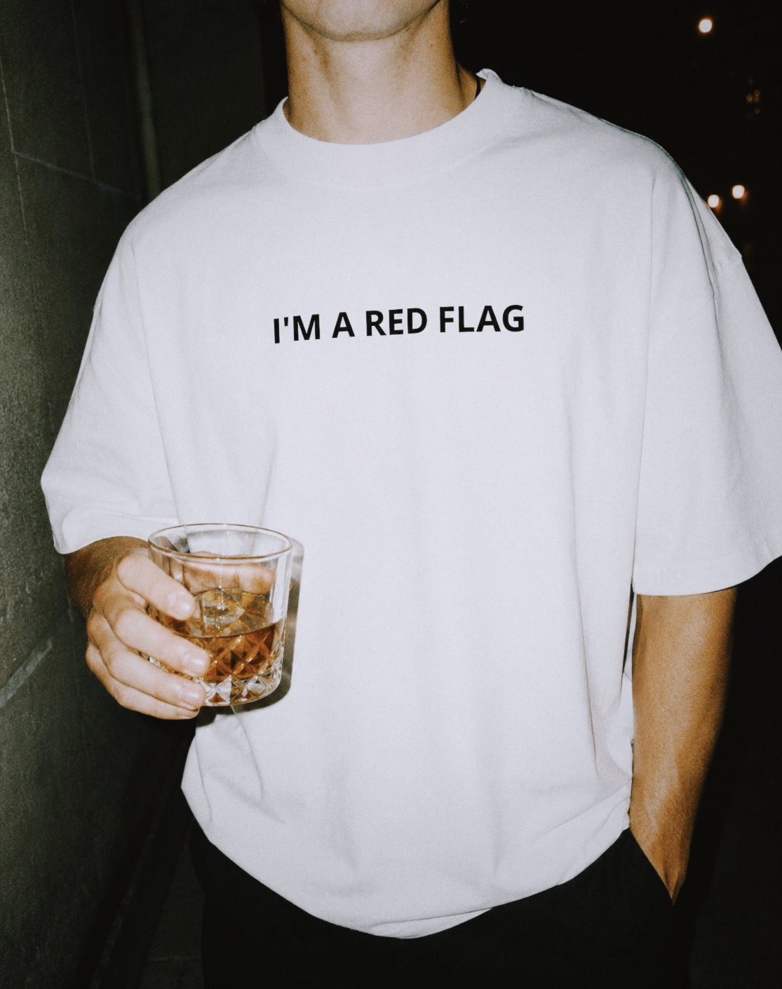 I'm a red flag - Oversized Tee