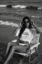 Odio a todo el mundo - Camiseta extragrande orgánica unisex