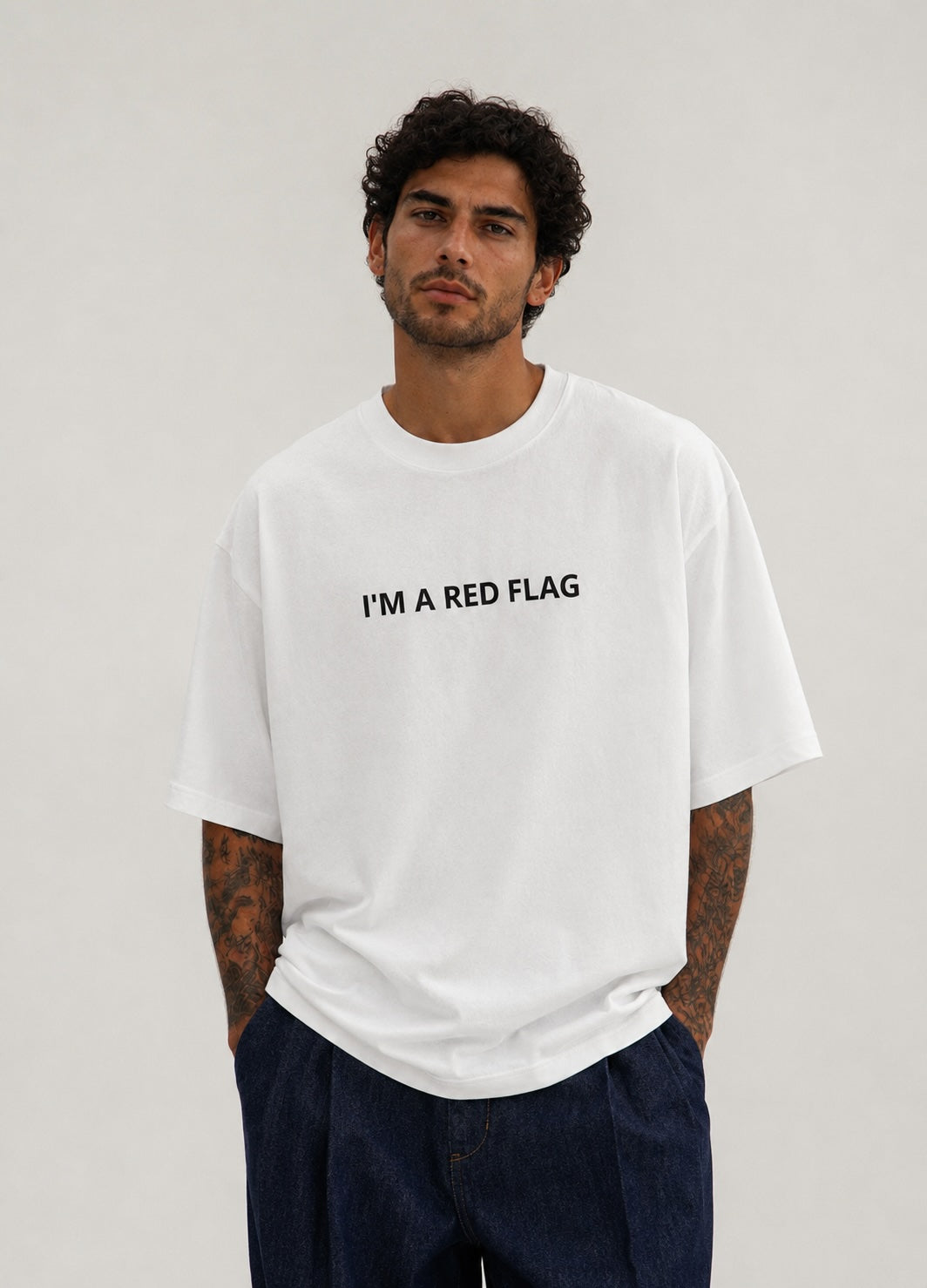 I'm a red flag - Oversized Tee